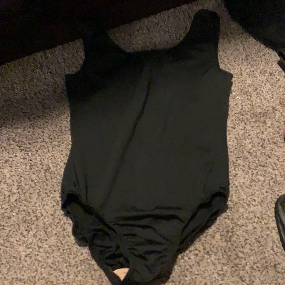 Two dance black leotards size M/L